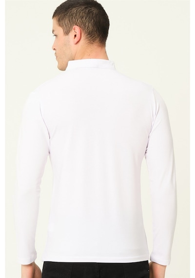 V4009 Dewberry Erkek Sweatshırt-beyaz Beyaz