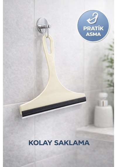 Çok Amaçlı Cam Sileceği Banyo Duşakabin Ayna Cam Temizleme Aparatı İz Bırakmayan Cam Çek Renkli Diğer