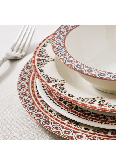 Aryıldız Noblex 24 Parça 6 Kişilik Yemek Takımı Renkli
