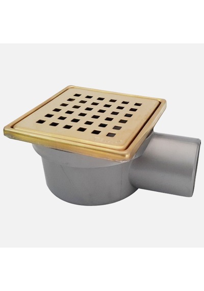 Sukar Q50 Yandan Sulu Susuz Altın Rengi 10x10cm Kare Izgara
