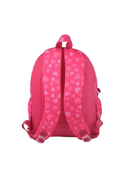 Me Team Love Pembe Kalpli Kız Çocuk Okul Çantası Çok Renkli