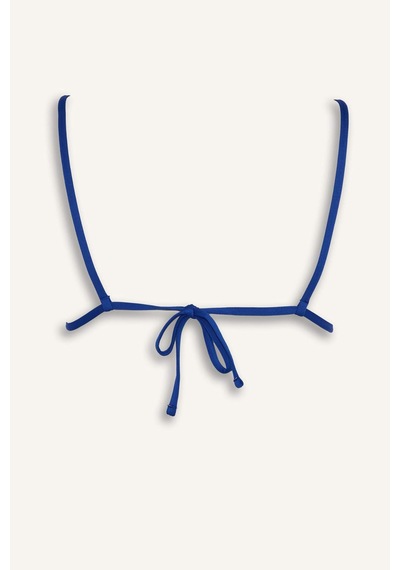 Defacto Regular Fıt Nakışlı Brode Bikini Üstü B6894ax26smbe114 Mavi-be114