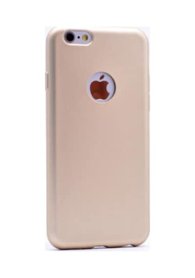 Apple Uyumlu iPhone 6s Kılıf Esneyebilen Şık Sofina Silikon Kapak Gold