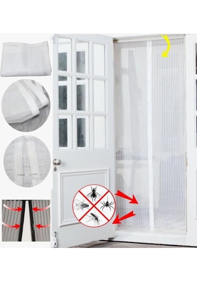 Mıknatıslı Kapı Sinekliği Tül Perde 105 X 210 Cm Go53/05080
