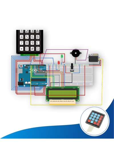 Arduino İle Uyumlu Şifreli Kapı Kilit Sistemi Full Projesi - Demonte No:12