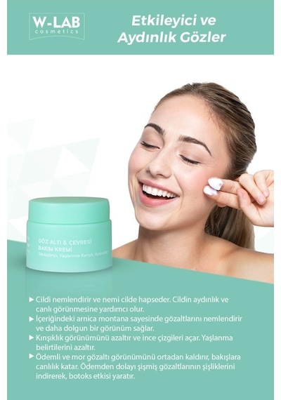W-Lab Cosmetics Göz Çevresi Bakım Kremi 50 ML