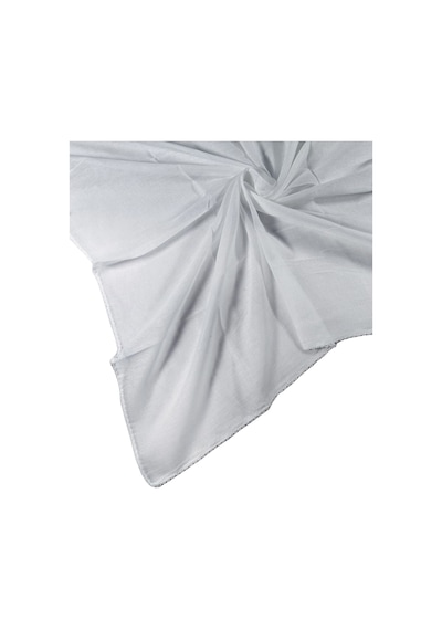 Mim Eşarp Mısırlı Eşarpları Iç Tülbent Iç Başörtüsü 80x80 Cm Beyaz