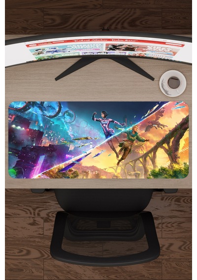 Split Fiction Kaymaz Dikişli Kauçuk Oyuncu Mousepad V1 - 70x30 Xl Gaming Mouse Pad Fare Altlığı