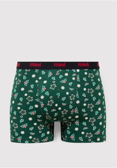 Mavi - Yeşil Basic Boxer 0911251-71871 Yeşil