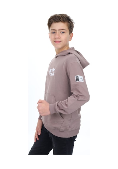 Toontoy Erkek Çocuk Nakışlı Sweatshirt Acı Kahverengi