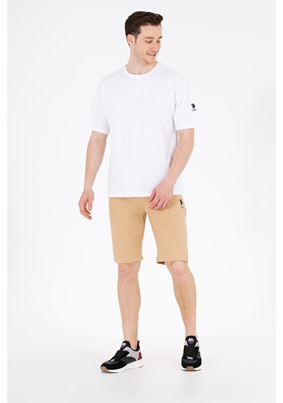 U.S. Polo Assn. Erkek Camel Örme Şort 50263258-vr015 Çok Renkli