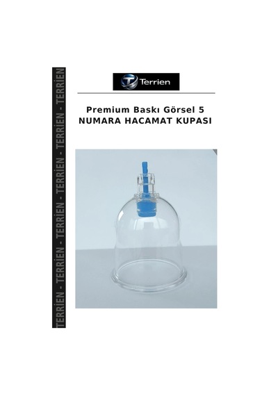 Premium Baskı Görsel 5 Numara Hacamat Kupası