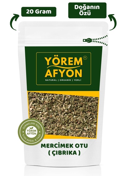 Yörem Afyon Anadolu Nun Bereketli Topraklarından Yayla Mahsulü Çıbrıka, Mercimek Otu Satureja Hortensis 20gr