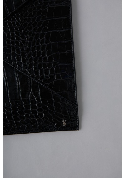 Suud Collection Siyah Loe Croco Çanta
