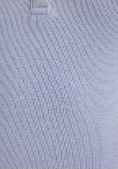 Mavi - Düğmeli Mavi Basic Tişört 1611639-80874 Mavi