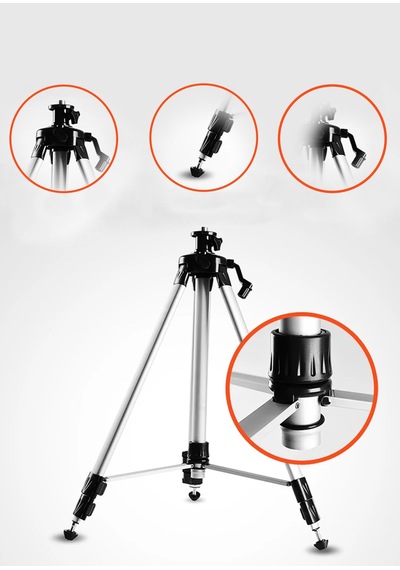 Thentech Kamera Telefon Uyumlu 135cm Profesyonel Tripod