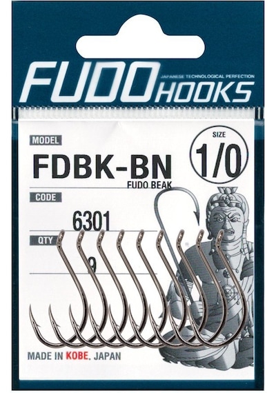 Fudo 6301 Octobus Beak Black Nikel Iğne 5/0