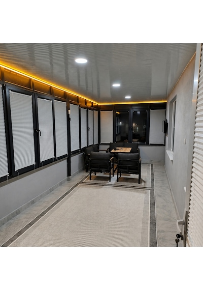 Sıva Üstü Alüminyum Led Profil 1 Metre 12x10 Mm U Kanal Opal Difüzörlü Şerit Led Kanalı Dl1210