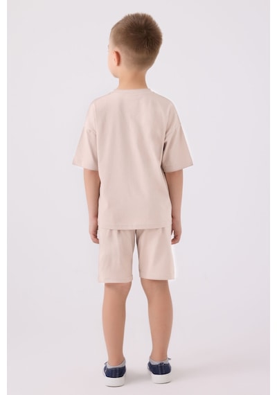 U.S. Polo Assn. Erkek Çocuk Taş Bermuda Takımı 5274-43686 Taş