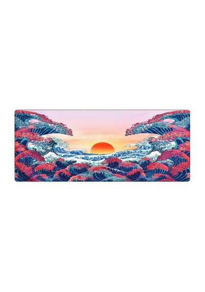 Porge Gamer Mouse Pad 90x40 Mouse Pad Xxl Büyük Oyuncu Renkli Mousepad Renkli Kanagawa, 90x40 Cm 3mm Kalınlık Sku: Zeusb0bhmpd945