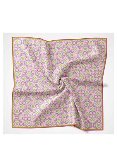 Silk Home Pusula Desen Soft Pamuk Eşarp Krem