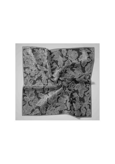 Silk Home Twill İpek Eşarp - 11468-03 Siyah Gri Siyah - Gri