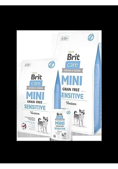 Care Sensitive, Minik Irk - Hassas Köpekler İçin, Tahılsız, Hipoalerjenik Geyik Etli Kuru , 2 Kg 100 G