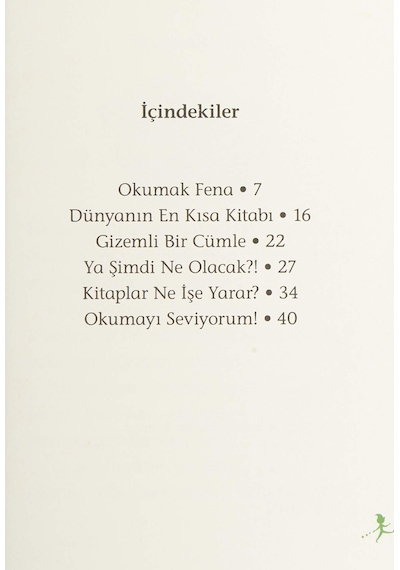 Okumayı Sevmeyen Çocuğun Hikayesi - Miriam Dubini - Yapı Kredi Yayınları