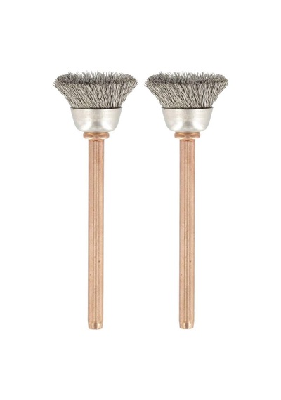 Dremel 531 Paslanmaz Çelik Fırça, Paslanmaz Çelik Ve Gümüş Temizleme, 13 Mm, 2'li