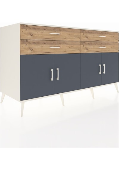 Kronos Konsol 2 Raflı 4 Çekmeceli 8 Kapaklı 176x59x99 Aytaşı-antr Aytaşı-antrasit/çam Kronos Konsol 2 Raflı 4 Çekmeceli 8 Kapaklı 176x59x99 Aytaşı-antr Aytaşı-antrasit/çam