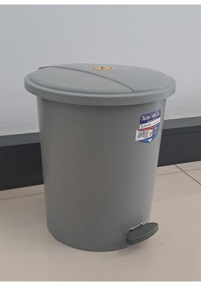 Erdem Pedallı Çöp Kovası 3 No 12 Lt Gri 013 Diğer