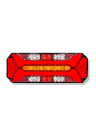 Ahmet Oto Yeni Star Neon Led Stop Lambası Kayar Sinyalli Kamyon-Tır-Dorse-Karavan-Kamyonet 12X24 Volt