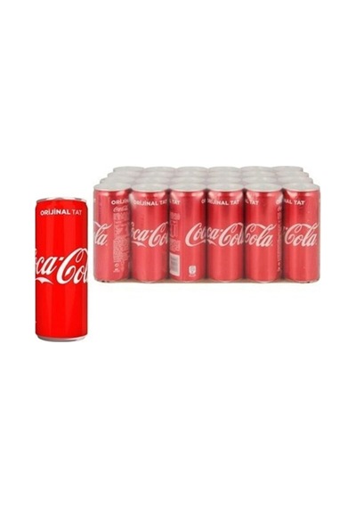 Coca Cola Kutu 250 Ml 12 Adet