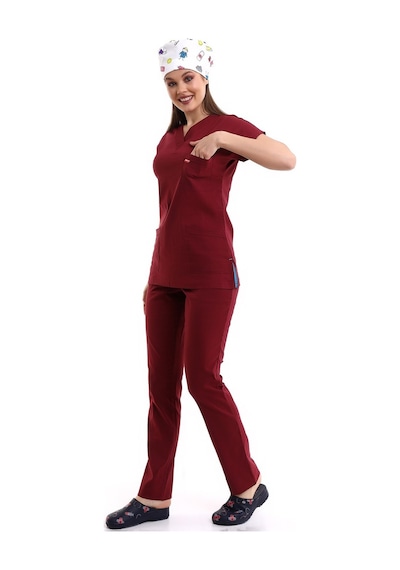 Bflex Yarasa Kol Forma Takım - 4809 Bordo-6103
