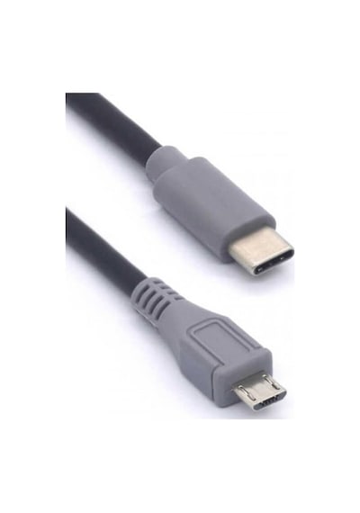 Type-c To Mikro Usb Kablosu, Usb Tip C - Mikro Usb Otg Kablosu Erkek - Erkek Şarj Veri İletimi, 1 Metre Kablo Zr797-1 Diğer