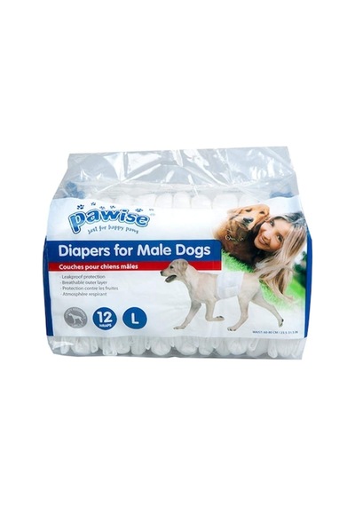 Pawise Erkek Köpek Çiş Pedi Large 12 Adet