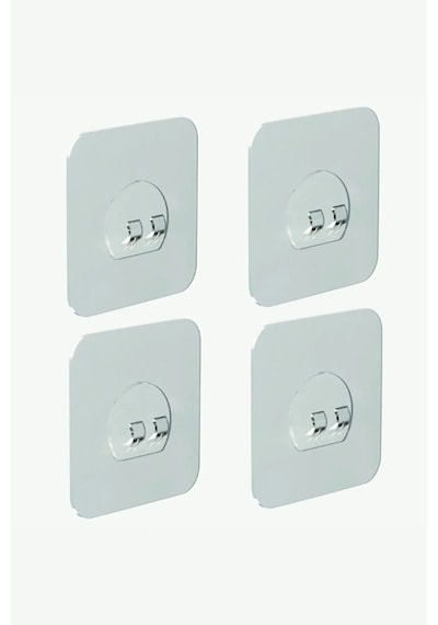 Süper Güçlü Yapışkanlı Banyo Askısı Yedek 4 Adet Sticker Raf Tutucu Askı Turuncu Diğer