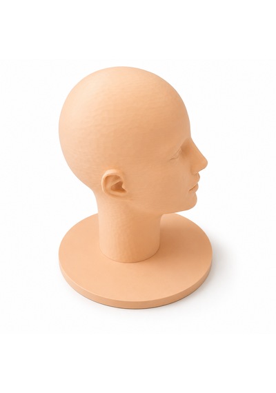 3d Baskı Manken Kafası 25 Cm Dekoratif Büst Peruk, Şapka Ve Aksesuar Standı Modern Tasarım 25cm