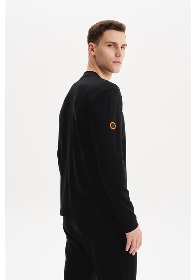AR-MA Arma Erkek Slim Fit Çift Taraflı İnce İnterlok Pamuk Modal Elastan Karışımlı Bisiklet Yaka Sweatshirt K30124989502 Siyah AR-MA Arma Erkek Slim Fit Çift Taraflı İnce İnterlok Pamuk Modal Elastan Karışımlı Bisiklet Yaka Sweatshirt K30124989502 Siyah