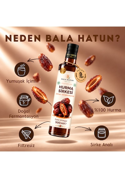 Bala Hatun Hurma Sirkesi 500ml