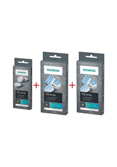 Siemens Tz80001 10 Reinigungstabletten + 6 Entkalkungstabletten T