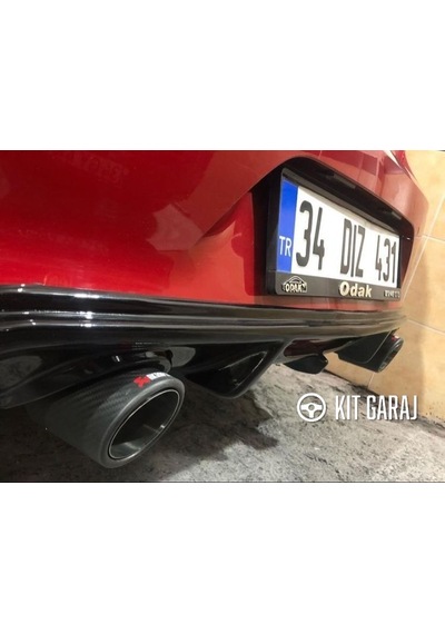 Opel Corsa Parlak Siyah Difüzör Plastik Boyalı