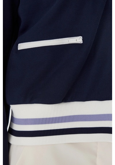 Lacoste Womens Regular Fit Sweatshirt Pamuklu Standart Kesim Kadın Sweatshirt Lacivert