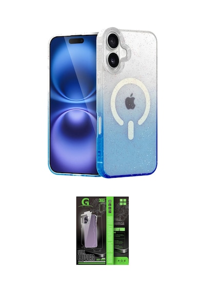 Cep 20-26 Apple Uyumlu İphone 16 Kılıf Eksen Minimal Özel Seri İkili Koruma Seti Najmaddin Pembe