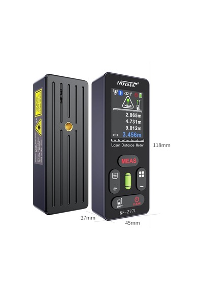 Noyafa Nf-277l 100m Yeşil Lazer Dijital Mesafe Ölçer