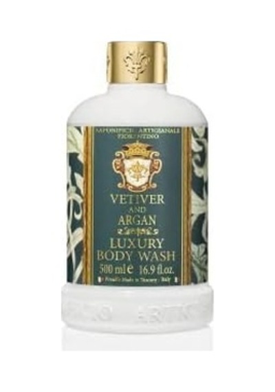 Saponificio Artigianale Fiorentino Duş Jeli 500 Ml - Vetiver And Argan Açık Mavi