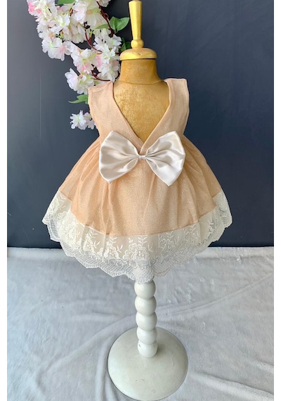 Mnk Baby & Kids Fistolu Tütülü Kız Bebek Elbise PNPN160