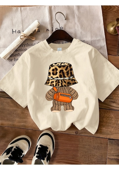 Noıssey Urban Pop Graphic Kadın Tişört Koleksiyonukod 5490 Bej