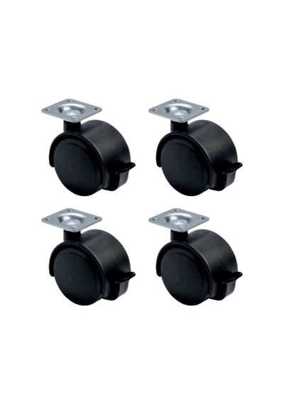 Büyük Plastik Tablalı Frenli - 50mm Hks128 - 4 Adet Hmngoxxtptprp Diğer
