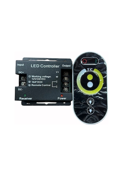 12v - 24v 10a 3 Kanal Çift Renk Cct Dokunmatik Rf Led Uzaktan Kumanda
